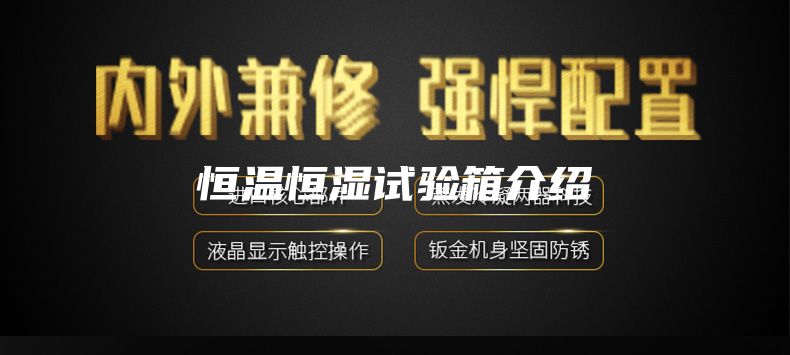 恒温恒湿试验箱介绍