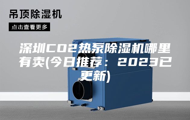 深圳CO2热泵除湿机哪里有卖(今日推荐：2023已更新)