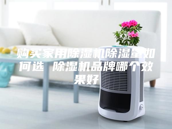 购买家用除湿机除湿量如何选 除湿机品牌哪个效果好
