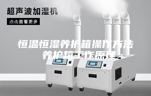 恒温恒湿养护箱操作方法 养护箱工作原理
