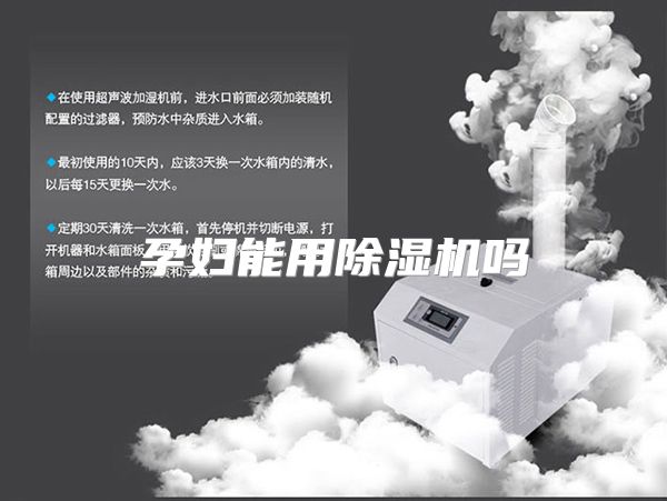 孕妇能用除湿机吗
