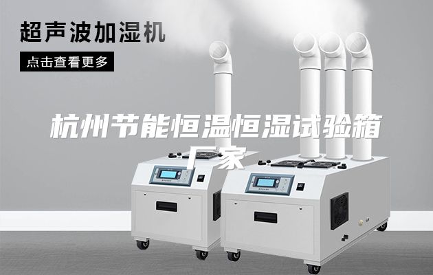 杭州节能恒温恒湿试验箱厂家