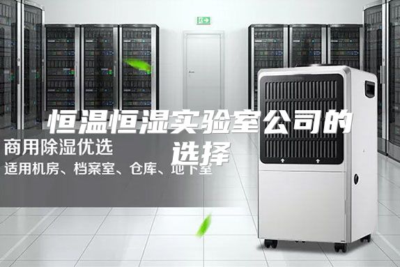 恒温恒湿实验室公司的选择