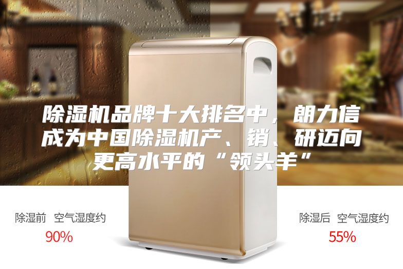 除湿机品牌十大排名中，朗力信成为中国除湿机产、销、研迈向更高水平的“领头羊”