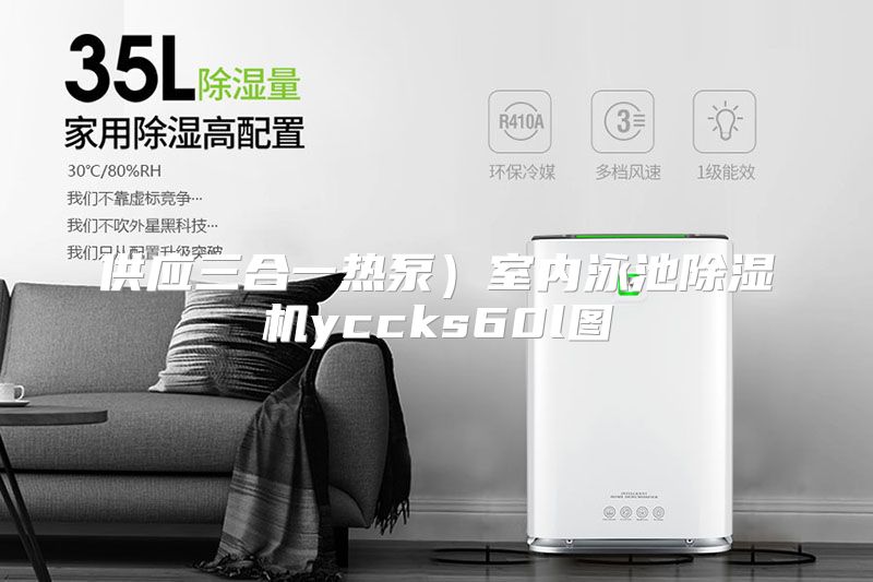 供应三合一热泵）室内泳池除湿机yccks60l图