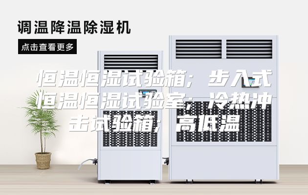 恒温恒湿试验箱; 步入式恒温恒湿试验室; 冷热冲击试验箱; 高低温