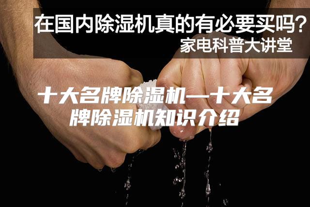 十大名牌除湿机—十大名牌除湿机知识介绍