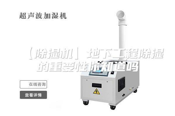 【除湿机】地下工程除湿的重要性你知道吗