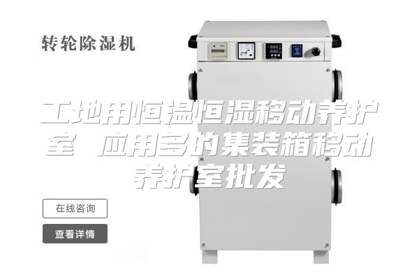 工地用恒温恒湿移动养护室 应用多的集装箱移动养护室批发