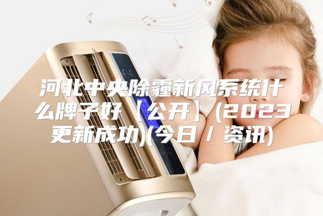 河北中央除霾新风系统什么牌子好【公开】(2023更新成功)(今日／资讯)