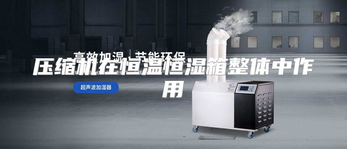 压缩机在恒温恒湿箱整体中作用