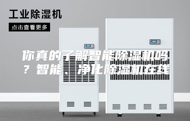 你真的了解智能除湿机吗？智能、净化除湿机在线