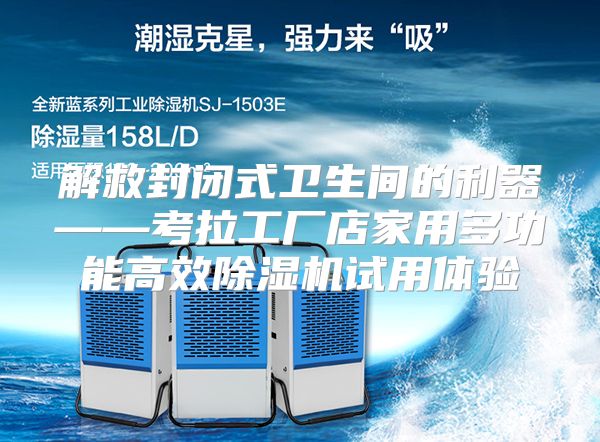 解救封闭式卫生间的利器——考拉工厂店家用多功能高效除湿机试用体验
