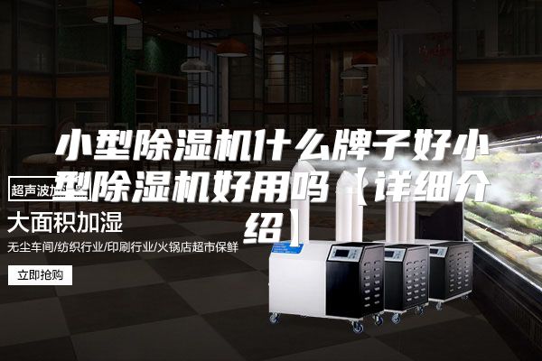 小型除湿机什么牌子好小型除湿机好用吗【详细介绍】