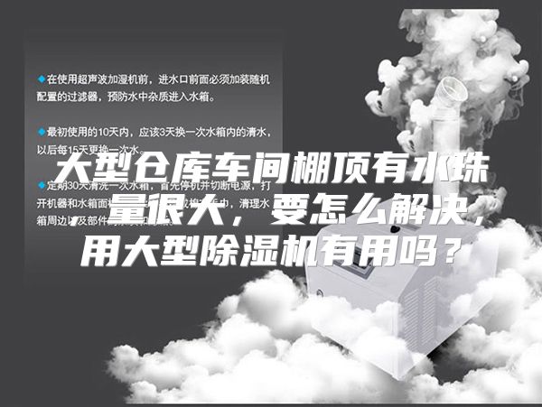 大型仓库车间棚顶有水珠，量很大，要怎么解决，用大型除湿机有用吗？
