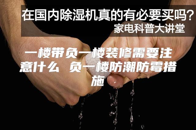 一楼带负一楼装修需要注意什么 负一楼防潮防霉措施