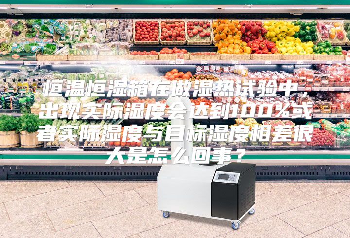 恒温恒湿箱在做湿热试验中，出现实际湿度会达到100%或者实际湿度与目标湿度相差很大是怎么回事？
