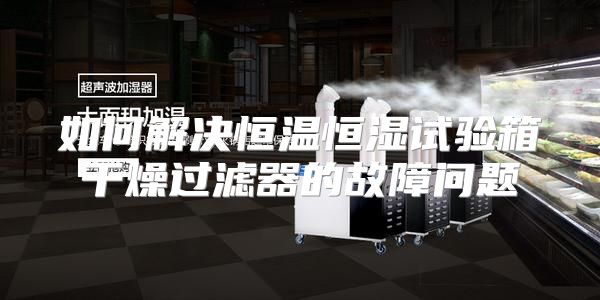 如何解决恒温恒湿试验箱干燥过滤器的故障问题