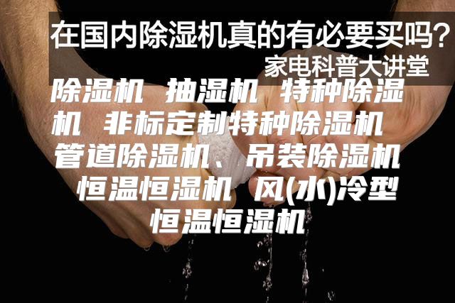 除湿机 抽湿机 特种除湿机 非标定制特种除湿机 管道除湿机、吊装除湿机 恒温恒湿机 风(水)冷型恒温恒湿机