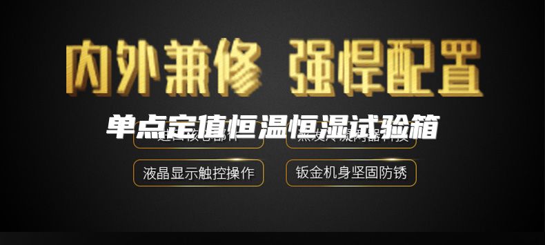 单点定值恒温恒湿试验箱