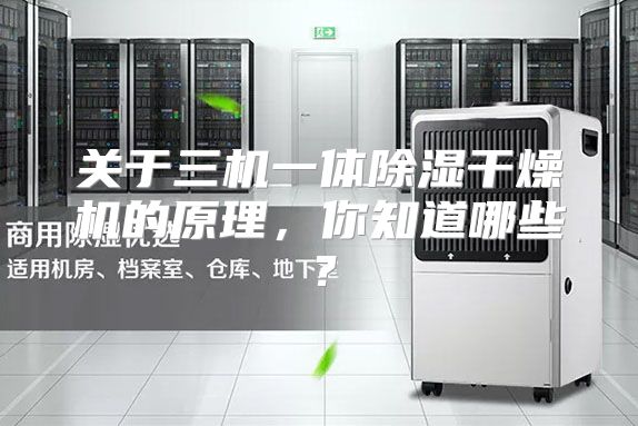 关于三机一体除湿干燥机的原理，你知道哪些？