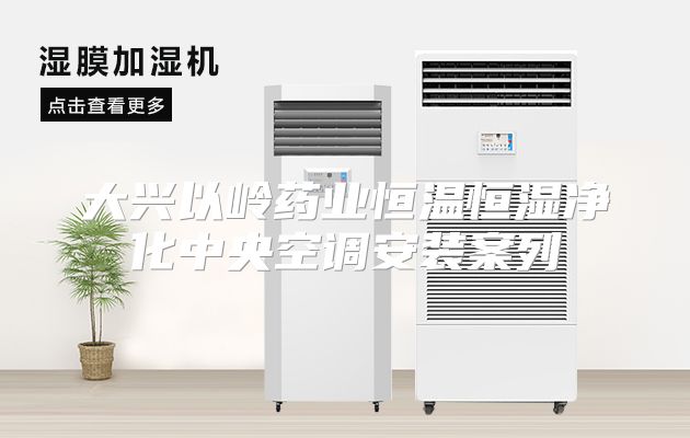 大兴以岭药业恒温恒湿净化中央空调安装案列