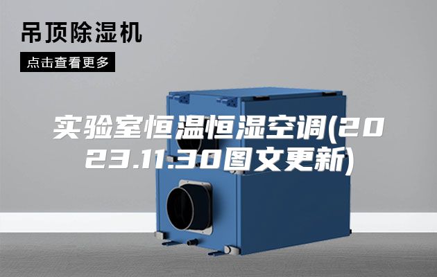 实验室恒温恒湿空调(2023.11.30图文更新)