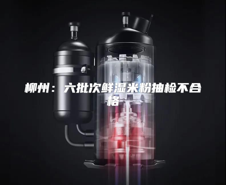 柳州：六批次鲜湿米粉抽检不合格