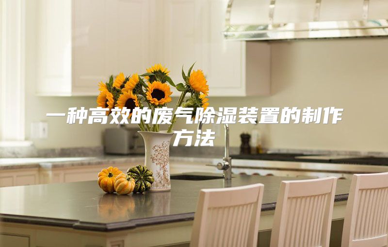 一种高效的废气除湿装置的制作方法