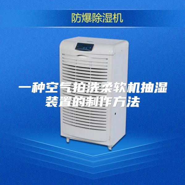 一种空气拍洗柔软机抽湿装置的制作方法