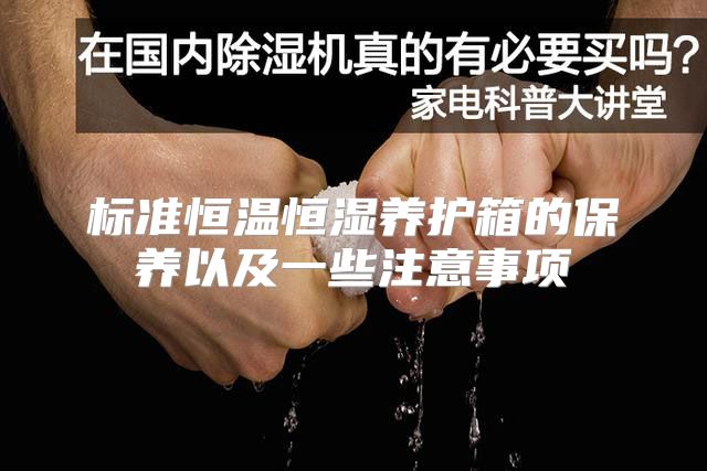 标准恒温恒湿养护箱的保养以及一些注意事项