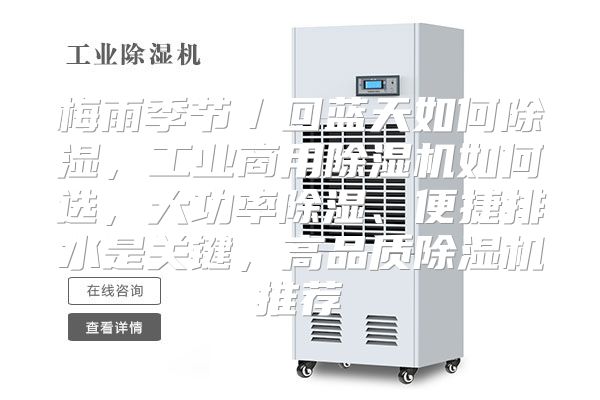 梅雨季节/回蓝天如何除湿,工业商用除湿机如何选,大功率除湿、便捷排水是关键,高品质除湿机推荐