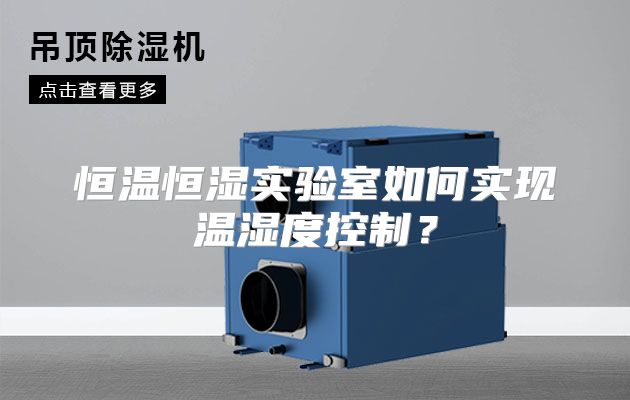 恒温恒湿实验室如何实现温湿度控制?