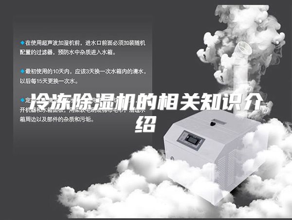 冷冻除湿机的相关知识介绍