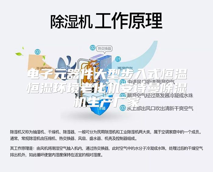 电子元器件大型步入式恒温恒湿环境老化机安诗曼除湿机生产厂家