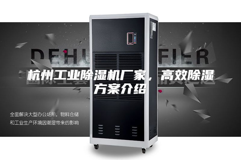 杭州工业除湿机厂家,高效除湿方案介绍