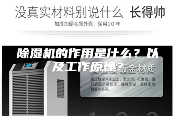 除湿机的作用是什么？以及工作原理？
