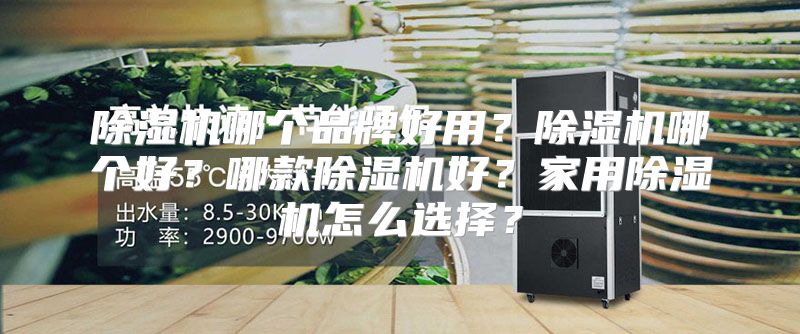除湿机哪个品牌好用？除湿机哪个好？哪款除湿机好？家用除湿机怎么选择？