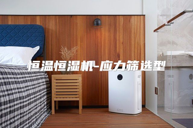 恒温恒湿机-应力筛选型