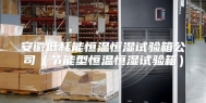 安徽低耗能恒温恒湿试验箱公司（节能型恒温恒湿试验箱）