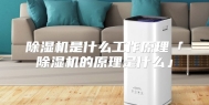 除湿机是什么工作原理「除湿机的原理是什么」