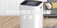 杭州恒温恒湿试验箱厂家