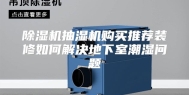 除湿机抽湿机购买推荐装修如何解决地下室潮湿问题
