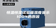恒温恒湿试验箱湿度显示100%的原因