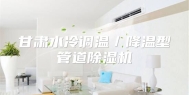 甘肃水冷调温／降温型管道除湿机