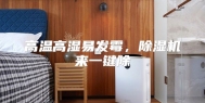 高温高湿易发霉，除湿机来一键除