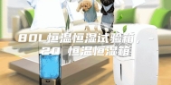 80L恒温恒湿试验箱，-20℃恒温恒湿箱