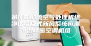 吊顶式射流空气处理机组净化组合式新风系统恒温恒湿精密空调机组