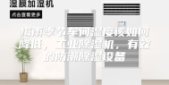 梅雨季节车间湿度该如何降低，工业除湿机，有效的防潮除湿设备