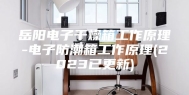 岳阳电子干燥箱工作原理-电子防潮箱工作原理(2023已更新)